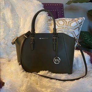 Michael Kors Olive Green Satchel
